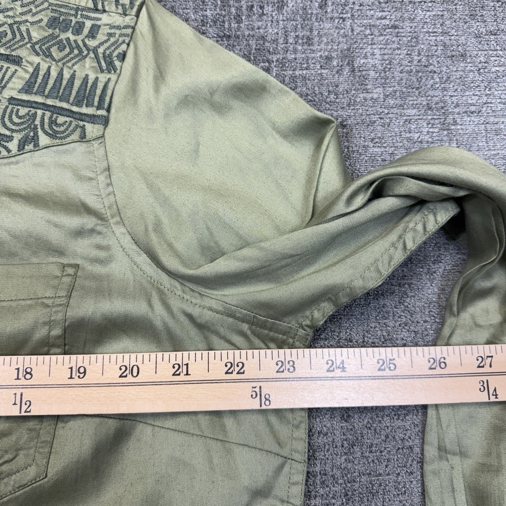 ARIAT Erika Shirt Women's XL Sage Green Embroidered Button‎ Down Long Sleeve - Picture 6 of 8